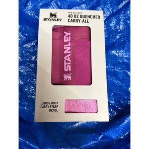 Stanley 40 oz Quencher Cross Body Carry All with Carry Strap Pink New In Box